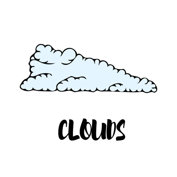 Cielo de nubes colección — Vector de stock