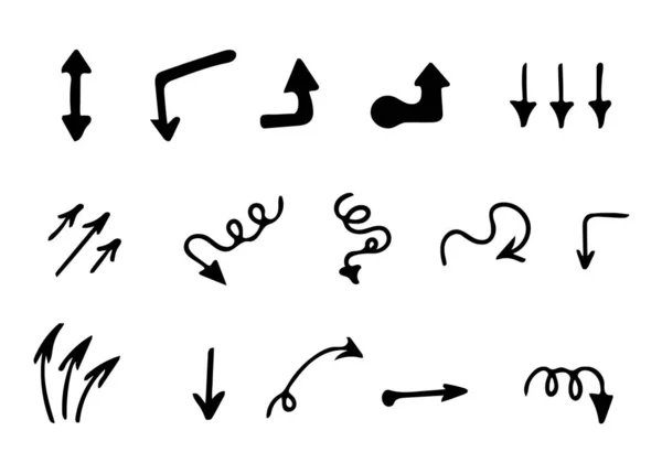 Flechas Vector conjunto — Archivo Imágenes Vectoriales