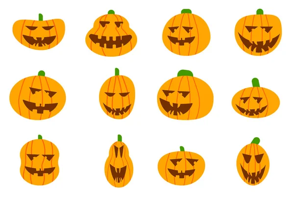 Set pumpkin Halloween — Stock Photo, Image