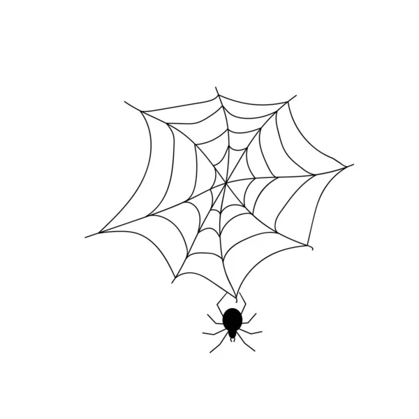 Aranhas hellowen spiderweb — Fotografia de Stock