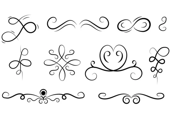 Ornate frame elements — Stock Vector