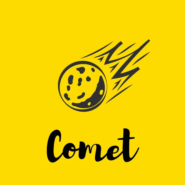 Hemelse lichaam komeet — Stockvector