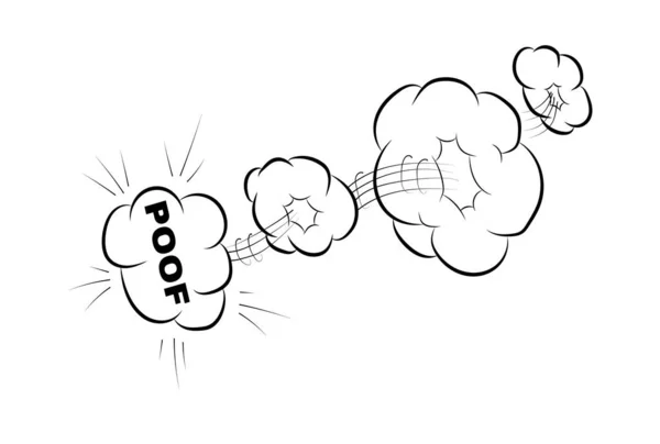 Bubbels bom explosie — Stockvector