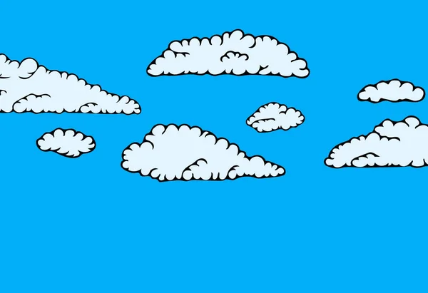 Cloud Sky-collectie — Stockvector