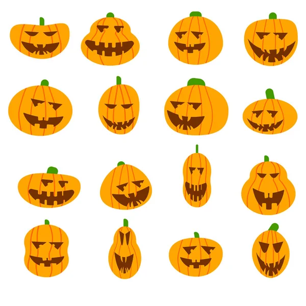 Set pumpkin Halloween — Stock Photo, Image