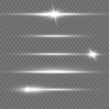 Beyaz parlayan ışık.