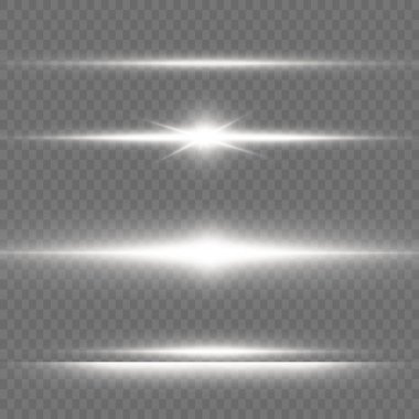 Beyaz parlayan ışık.