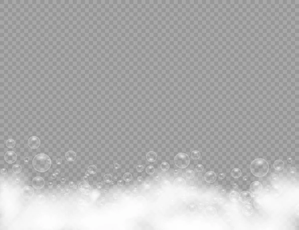 Baño burbujas de espuma . — Archivo Imágenes Vectoriales