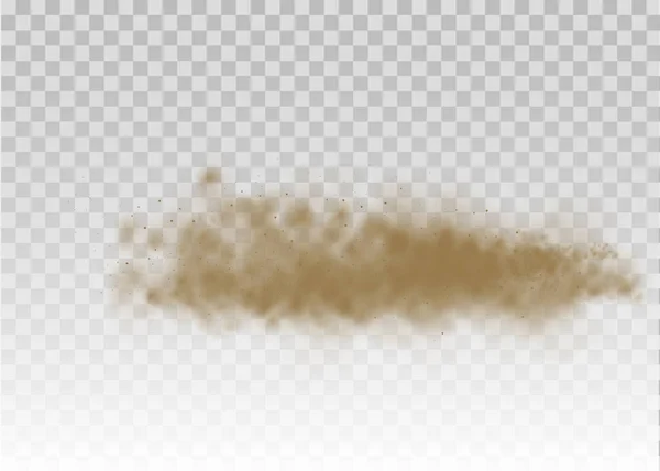 Nuage de poussière sable . — Image vectorielle