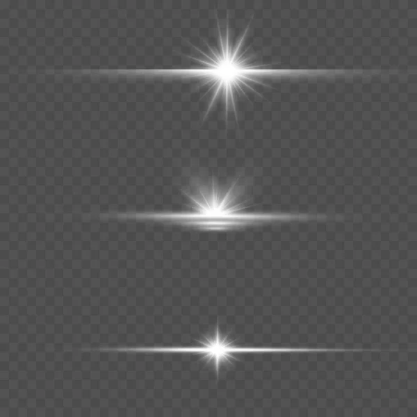 Luz blanca brillante . — Vector de stock