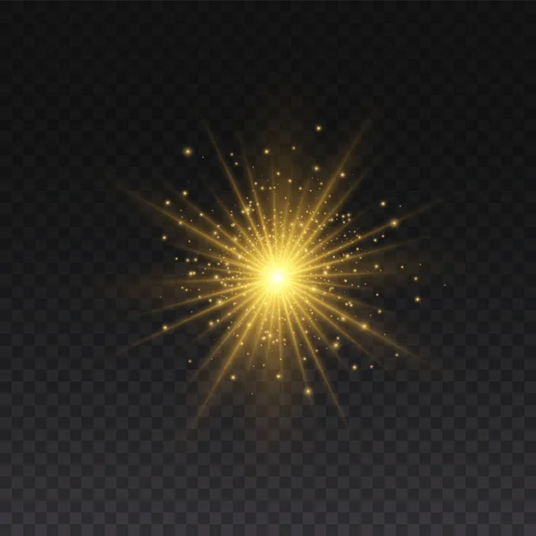 Définir étoile brillante . — Image vectorielle