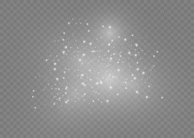 Toz beyaz kıvılcımlar. 