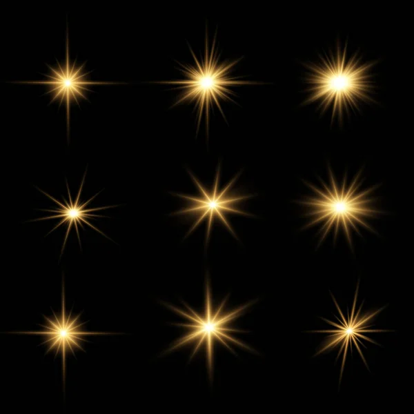 Ορισμός φωτεινού αστεριού. — Διανυσματικό Αρχείο