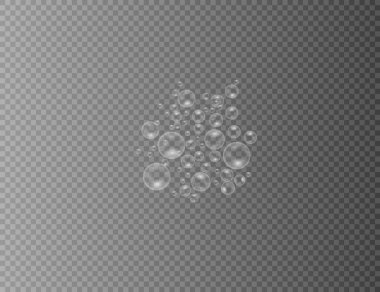 Gerçekçi sabun köpükleri. 