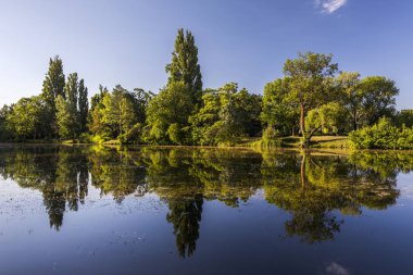 Su Parkı Floridsdorf Viyana'da panoramik manzaralı