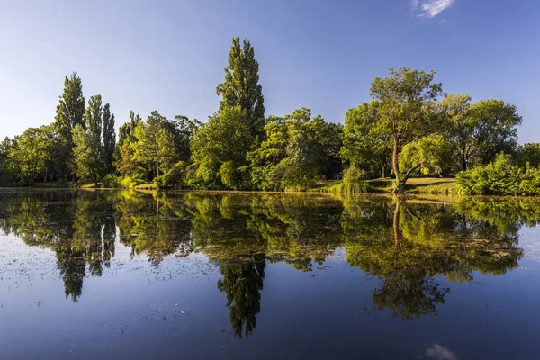 Su Parkı Floridsdorf Viyana'da panoramik manzaralı