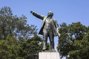 Lenin anıt Vladivostok Sibirya