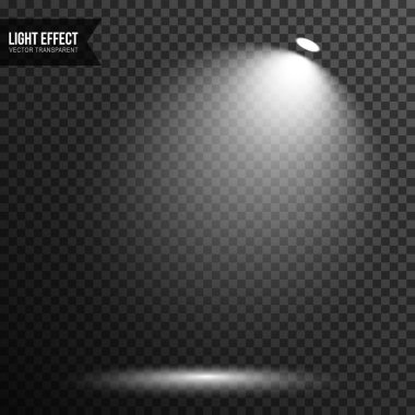 Damalı zemin üzerine spotlighting beyaz