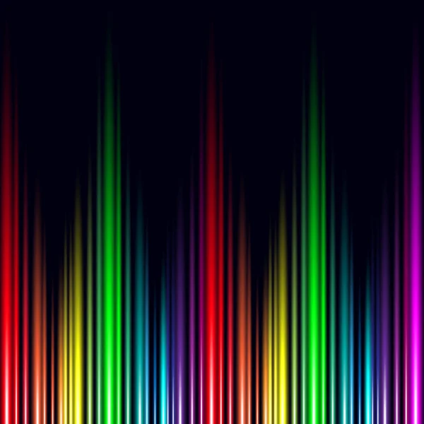 Luces Abstractas Coloridas Como Fondo — Vector de stock