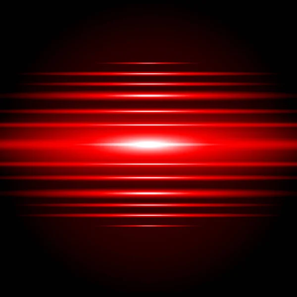 Rote Abstrakte Lichter Als Hintergrund — Stockvektor