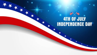 4 Temmuz, renkli arka plan 