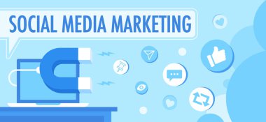 Smm renkli örnek olarak bir aracı pazarlama