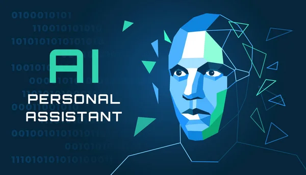 AI kişisel asistan bir çizimi