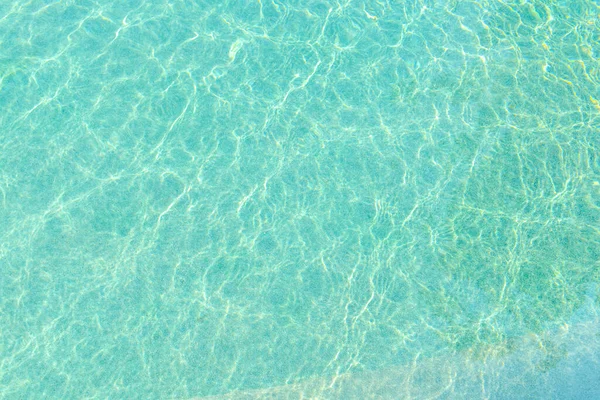 Eau Bleue Piscine Avec Effet Réflexion Vague Lumière Soleil — Photo