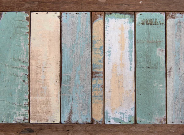 Old Color Wood Plank Texture Background — Stock Photo, Image