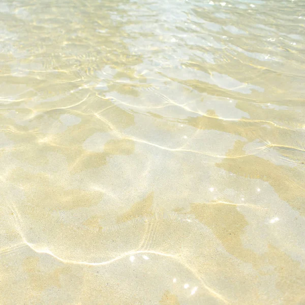 Swimmingpool Blått Vatten Med Våg Och Solljus Reflektion Effekt — Stockfoto