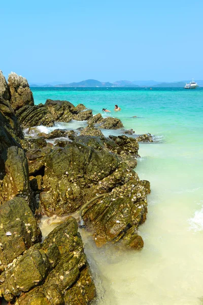 Phang Nga Tajlandia Marca Para Nurkowała Turystami Plaży Letnie Wakacje — Zdjęcie stockowe