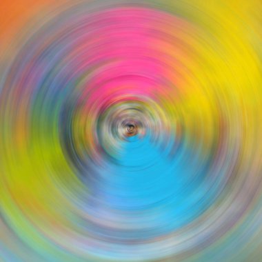 Soyut radyal bulanık arkaplan ve Yumuşak renkli resim