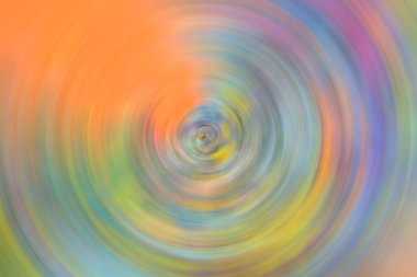 Soyut radyal bulanık arkaplan ve Yumuşak renkli resim