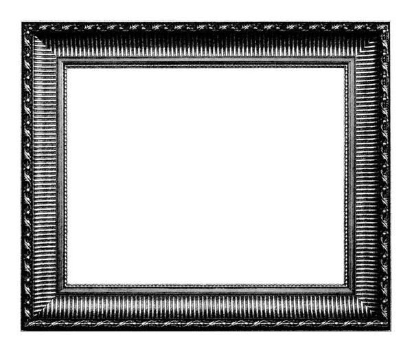 Antiker Schwarzweißer Rahmen Isoliert Auf Weißem Hintergrund Skizzenstift Filtereffekt — Stockfoto