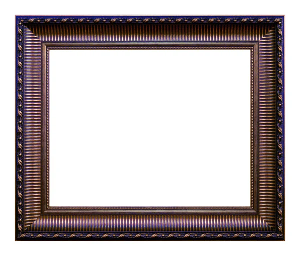 White Antique Picture Frame Isolated Stock Photo, Picture and