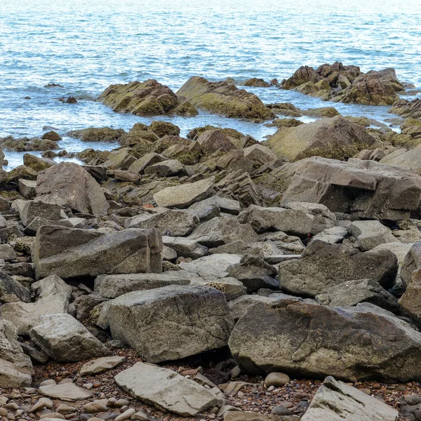 Stenar Stranden Stranden Chumphon Thailand — Stockfoto