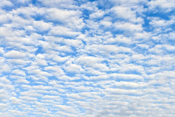 Der Blaue Himmel Und Weiße Flauschige Wolken — Stockfoto