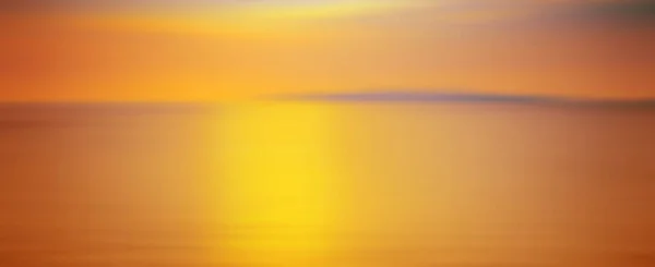 Motion Blurred Background Refraction Water Panoramic Dramatic View Infinity Sunset — Stock Photo, Image