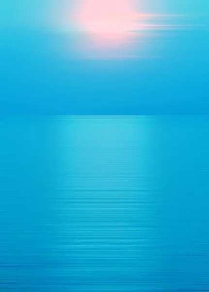 Абстрактний Рух Тла Розмитий Заломленням Воді Заходом Сонця Морі Сутінках — стокове фото