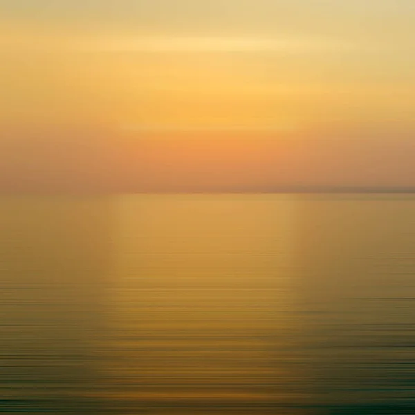 Abstract Orange Background Motion Blurred Refraction Water Sunset Sea Twilight — Stock Photo, Image