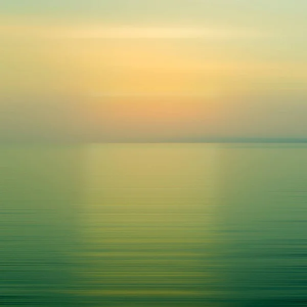 Абстрактний Синій Фон Рух Розмитий Заломленням Воді Заходом Сонця Морі — стокове фото