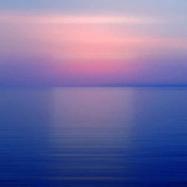 Abstract Purple Background Motion Blurred Refraction Water Sunset Sea Twilight — Stock Photo, Image