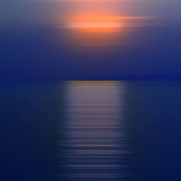 Абстрактное Фоновое Движение Размыто Преломлением Воде Закатом Море Сумерки — стоковое фото