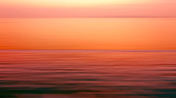 Движение Размыло Фон Преломления Воде Закат Бесконечности Море Светлое Время — стоковое фото