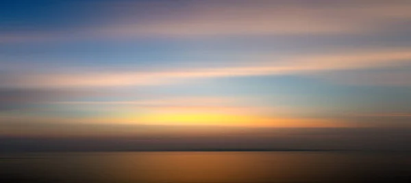 Movimiento Borroso Fondo Refracción Mar Crepúsculo — Foto de Stock