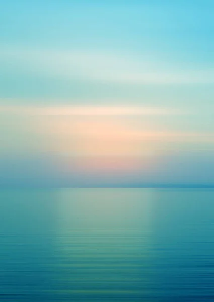 Soyut arkaplan hareketi, alacakaranlık zamanlarında gün batımında denizde kırılma ile bulanıklaştı.