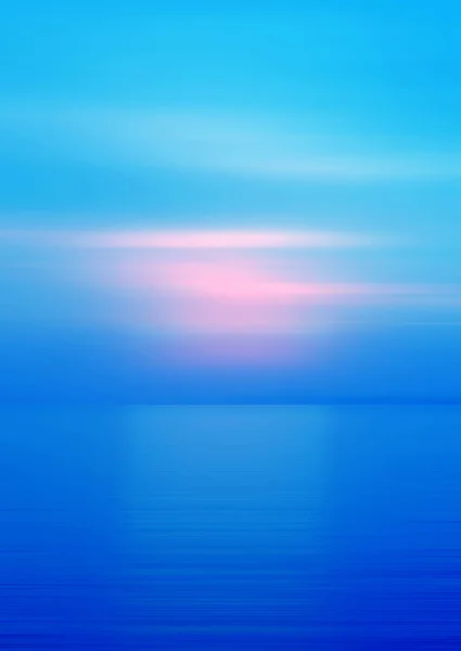 Abstract Background Motion Blurred Refraction Water Sunset Sea Twilight Times — Stock Photo, Image