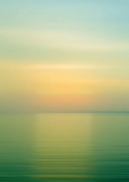 Abstrakcyjny Ruch Tła Zamazany Załamaniem Wodzie Zachodem Słońca Nad Morzem — Zdjęcie stockowe