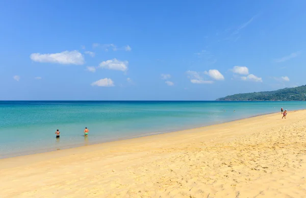 Phuket Tilland Mars 2015 Tropisk Strand Och Blå Himmel Fritiden — Stockfoto