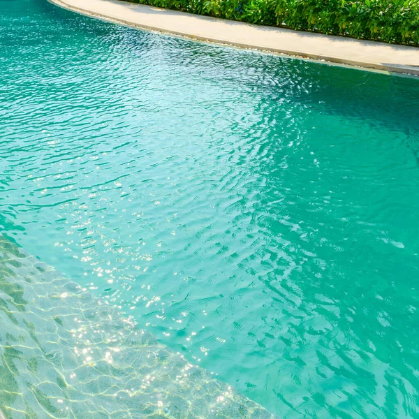 Beautiful Luxury Swimming Pool Hotel Resort Decoration Design Pools Sunlight — Stock Photo, Image